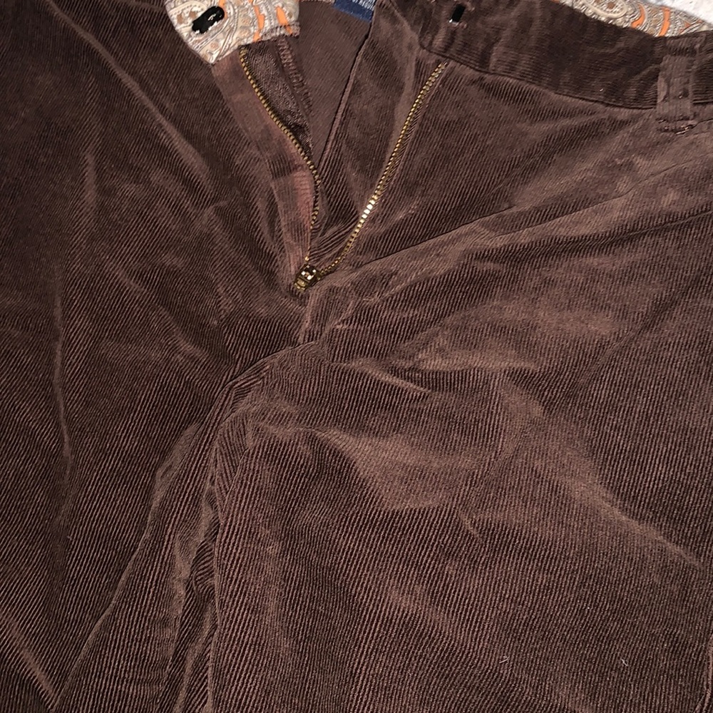 brown cordaroy pants